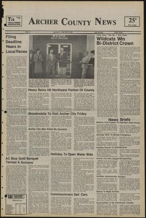 Archer County News (Archer City, Tex.), No. 9, Ed. 1 Thursday, February 28, 1985