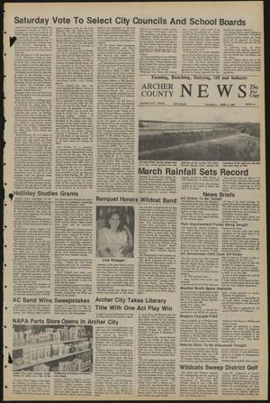Archer County News (Archer City, Tex.), No. 14, Ed. 1 Thursday, April 4, 1985