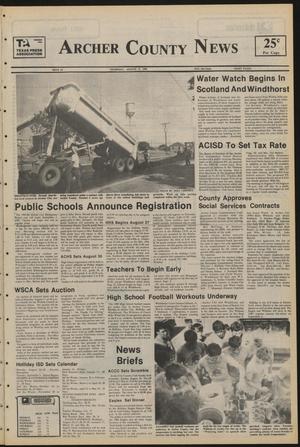 Archer County News (Archer City, Tex.), No. 33, Ed. 1 Thursday, August 15, 1985