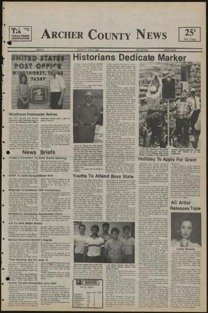 Archer County News (Archer City, Tex.), No. 23, Ed. 1 Thursday, June 6, 1985