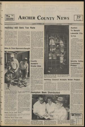 Archer County News (Archer City, Tex.), No. 37, Ed. 1 Thursday, September 12, 1985