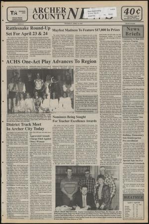 Archer County News (Archer City, Tex.), No. 15, Ed. 1 Thursday, April 14, 1994