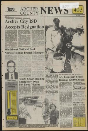 Archer County News (Archer City, Tex.), No. 29, Ed. 1 Thursday, July 22, 1993