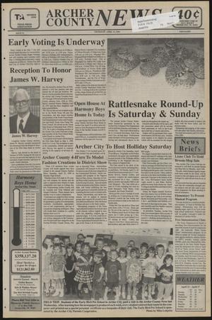 Archer County News (Archer City, Tex.), No. 16, Ed. 1 Thursday, April 21, 1994