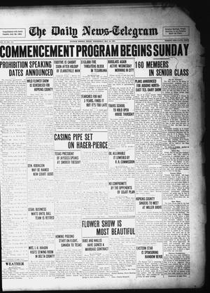 The Daily News-Telegram (Sulphur Springs, Tex.), Vol. 37, No. 119, Ed. 1 Wednesday, May 19, 1937