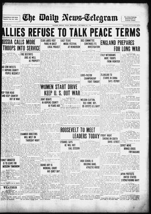 The Daily News-Telegram (Sulphur Springs, Tex.), Vol. 39, No. 224, Ed. 1 Wednesday, September 20, 1939