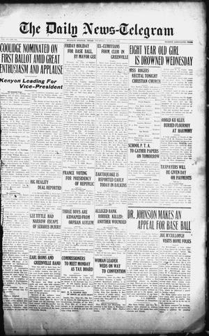 The Daily News-Telegram (Sulphur Springs, Tex.), Vol. 26, No. 141, Ed. 1 Thursday, June 12, 1924