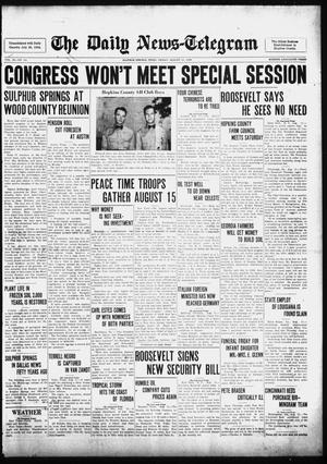 The Daily News-Telegram (Sulphur Springs, Tex.), Vol. 39, No. 191, Ed. 1 Friday, August 11, 1939