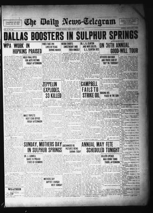Primary view of object titled 'The Daily News-Telegram (Sulphur Springs, Tex.), Vol. 37, No. 109, Ed. 1 Friday, May 7, 1937'.