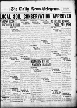 The Daily News-Telegram (Sulphur Springs, Tex.), Vol. 39, No. 230, Ed. 1 Wednesday, September 27, 1939