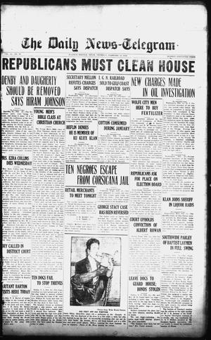 The Daily News-Telegram (Sulphur Springs, Tex.), Vol. 26, No. 39, Ed. 1 Thursday, February 14, 1924