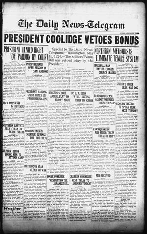 The Daily News-Telegram (Sulphur Springs, Tex.), Vol. 26, No. 117, Ed. 1 Thursday, May 15, 1924