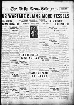 The Daily News-Telegram (Sulphur Springs, Tex.), Vol. 39, No. 282, Ed. 1 Monday, November 27, 1939