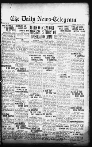 The Daily News-Telegram (Sulphur Springs, Tex.), Vol. 26, No. 58, Ed. 1 Friday, March 7, 1924