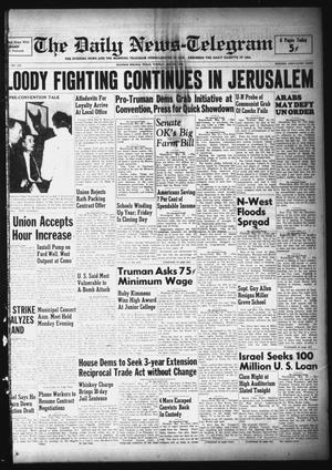 The Daily News-Telegram (Sulphur Springs, Tex.), Vol. 50, No. 125, Ed. 1 Tuesday, May 25, 1948