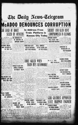 The Daily News-Telegram (Sulphur Springs, Tex.), Vol. 26, No. 44, Ed. 1 Wednesday, February 20, 1924