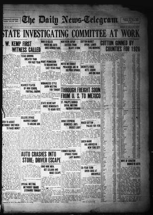The Daily News-Telegram (Sulphur Springs, Tex.), Vol. 28, No. 236, Ed. 1 Monday, October 18, 1926