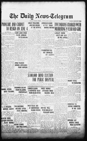 The Daily News-Telegram (Sulphur Springs, Tex.), Vol. 26, No. 115, Ed. 1 Tuesday, May 13, 1924