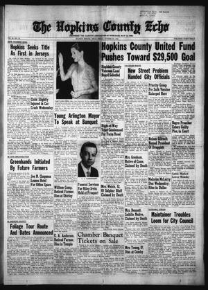 The Hopkins County Echo (Sulphur Springs, Tex.), Vol. 80, No. 42, Ed. 1 Friday, October 21, 1955