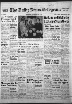 The Daily News-Telegram (Sulphur Springs, Tex.), Vol. 56, No. 266, Ed. 1 Wednesday, November 10, 1954