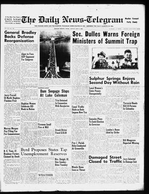 The Daily News-Telegram (Sulphur Springs, Tex.), Vol. 60, No. 105, Ed. 1 Monday, May 5, 1958