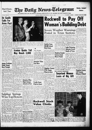 The Daily News-Telegram (Sulphur Springs, Tex.), Vol. 82, No. 98, Ed. 1 Monday, April 25, 1960