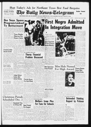 The Daily News-Telegram (Sulphur Springs, Tex.), Vol. 82, No. 213, Ed. 1 Thursday, September 8, 1960