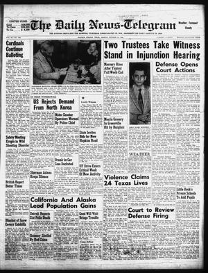The Daily News-Telegram (Sulphur Springs, Tex.), Vol. 80, No. 263, Ed. 1 Monday, October 27, 1958