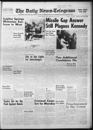 The Daily News-Telegram (Sulphur Springs, Tex.), Vol. 83, No. 33, Ed. 1 Wednesday, February 8, 1961