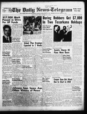 The Daily News-Telegram (Sulphur Springs, Tex.), Vol. 80, No. 276, Ed. 1 Wednesday, November 12, 1958