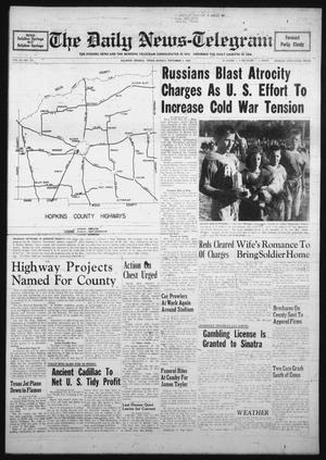 The Daily News-Telegram (Sulphur Springs, Tex.), Vol. 55, No. 259, Ed. 1 Sunday, November 1, 1953