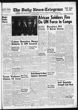 The Daily News-Telegram (Sulphur Springs, Tex.), Vol. 82, No. 169, Ed. 1 Monday, July 18, 1960
