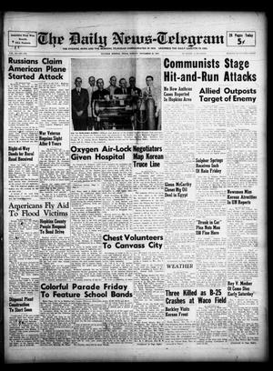 The Daily News-Telegram (Sulphur Springs, Tex.), Vol. 53, No. 279, Ed. 1 Sunday, November 25, 1951