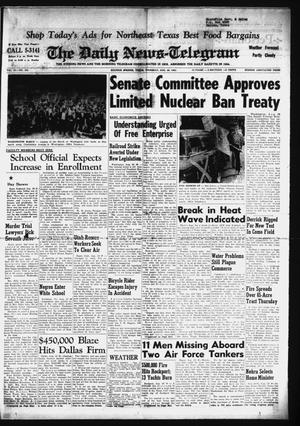 The Daily News-Telegram (Sulphur Springs, Tex.), Vol. 85, No. 204, Ed. 1 Thursday, August 29, 1963