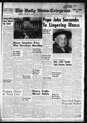 The Daily News-Telegram (Sulphur Springs, Tex.), Vol. 85, No. 130, Ed. 1 Monday, June 3, 1963