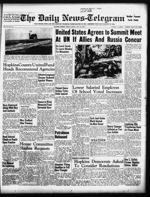 The Daily News-Telegram (Sulphur Springs, Tex.), Vol. 80, No. 171, Ed. 1 Tuesday, July 22, 1958