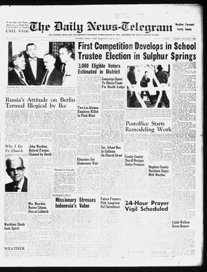The Daily News-Telegram (Sulphur Springs, Tex.), Vol. 81, No. 47, Ed. 1 Wednesday, February 25, 1959