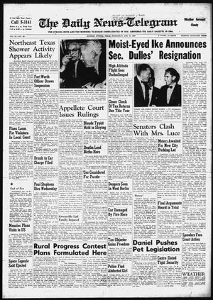 The Daily News-Telegram (Sulphur Springs, Tex.), Vol. 81, No. 89, Ed. 1 Wednesday, April 15, 1959