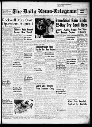 The Daily News-Telegram (Sulphur Springs, Tex.), Vol. 55, No. 153, Ed. 1 Monday, June 29, 1953