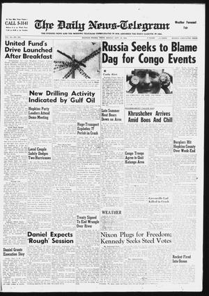 The Daily News-Telegram (Sulphur Springs, Tex.), Vol. 82, No. 222, Ed. 1 Monday, September 19, 1960
