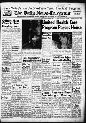 The Daily News-Telegram (Sulphur Springs, Tex.), Vol. 82, No. 149, Ed. 1 Thursday, June 23, 1960