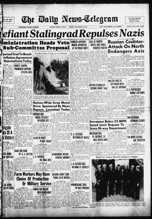 The Daily News-Telegram (Sulphur Springs, Tex.), Vol. 44, No. 232, Ed. 1 Monday, September 28, 1942