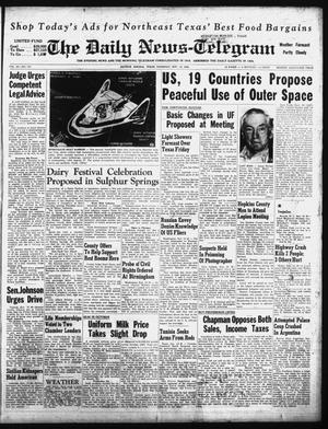 The Daily News-Telegram (Sulphur Springs, Tex.), Vol. 80, No. 277, Ed. 1 Thursday, November 13, 1958
