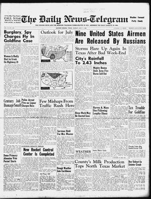 The Daily News-Telegram (Sulphur Springs, Tex.), Vol. 80, No. 158, Ed. 1 Monday, July 7, 1958