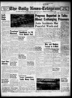 The Daily News-Telegram (Sulphur Springs, Tex.), Vol. 55, No. 81, Ed. 1 Monday, April 6, 1953