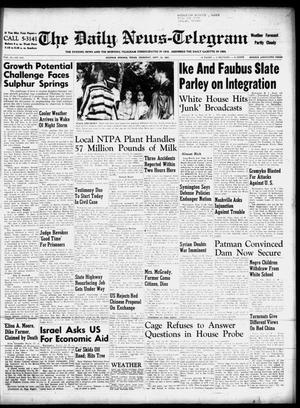 The Daily News-Telegram (Sulphur Springs, Tex.), Vol. 59, No. 216, Ed. 1 Thursday, September 12, 1957