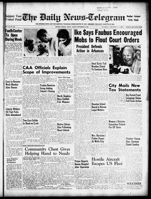 The Daily News-Telegram (Sulphur Springs, Tex.), Vol. 59, No. 230, Ed. 1 Sunday, September 29, 1957