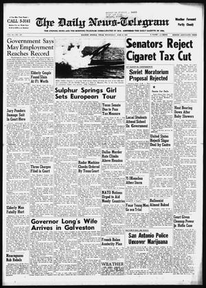 The Daily News-Telegram (Sulphur Springs, Tex.), Vol. 81, No. 137, Ed. 1 Wednesday, June 10, 1959