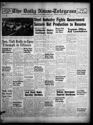 The Daily News-Telegram (Sulphur Springs, Tex.), Vol. 54, No. 85, Ed. 1 Wednesday, April 9, 1952