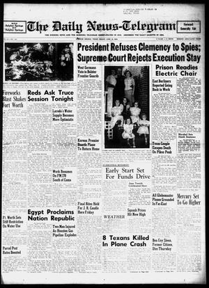 The Daily News-Telegram (Sulphur Springs, Tex.), Vol. 55, No. 145, Ed. 1 Friday, June 19, 1953